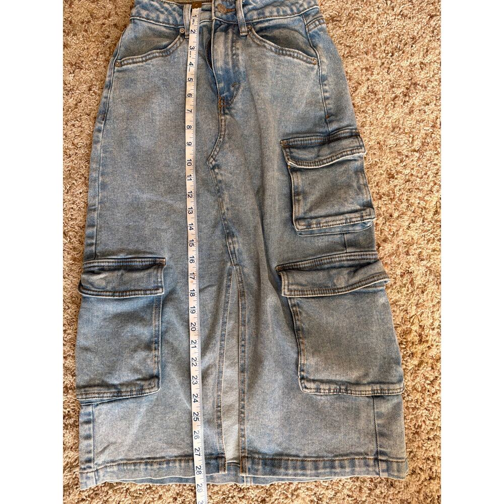 Women’s Wild Fable Denim Cargo Skirt - Picture 9 of 9